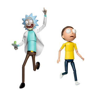 【自营】野兽王国瑞克和莫蒂Rick and Morty可动手办潮玩周边摆件
