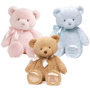 【自营】babygund我的第一只泰迪熊经典毛绒玩具女生可爱玩偶抱枕