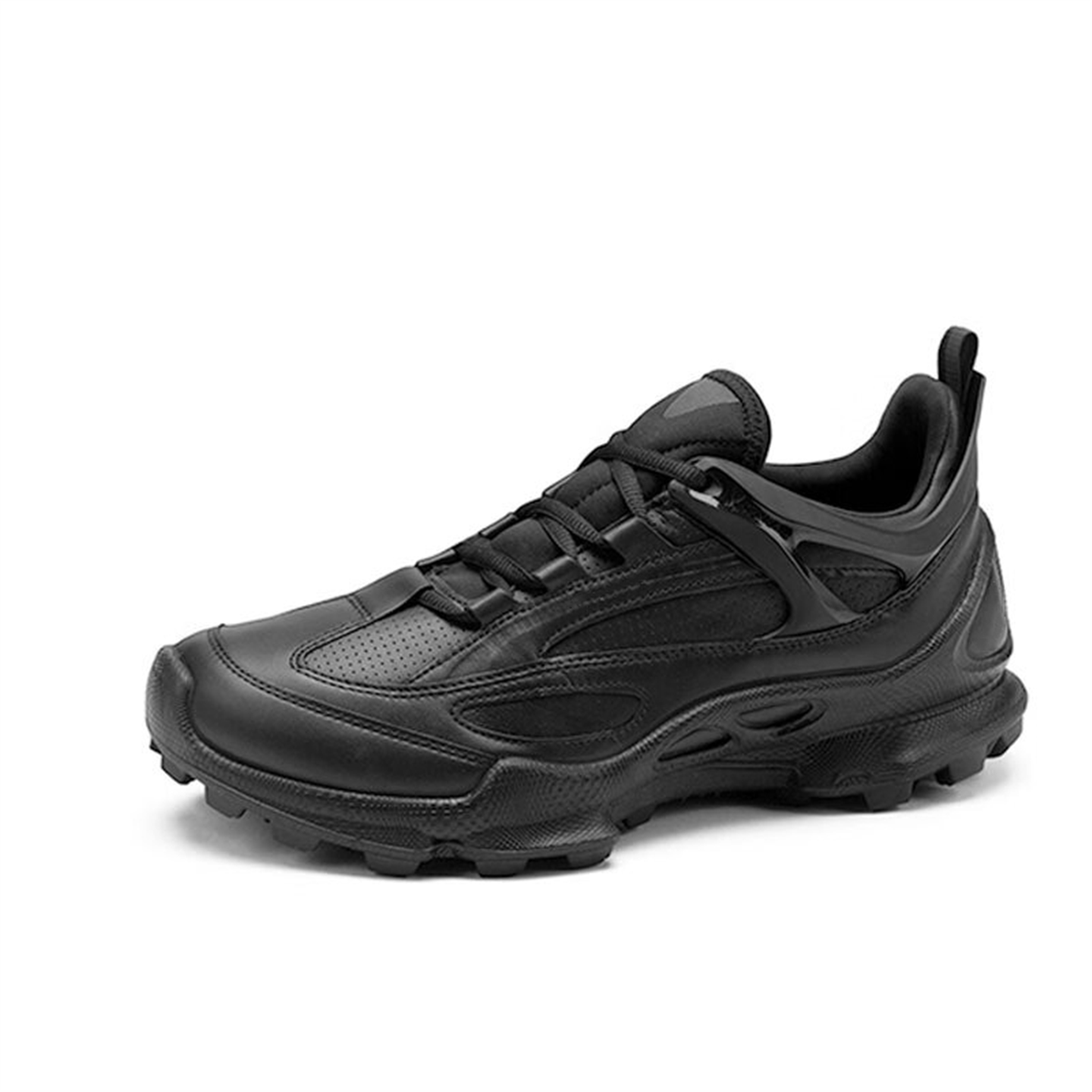 丹麦撤柜男鞋牛皮户外透气运动鞋舒适休闲鞋健步鞋缓震越野跑步鞋