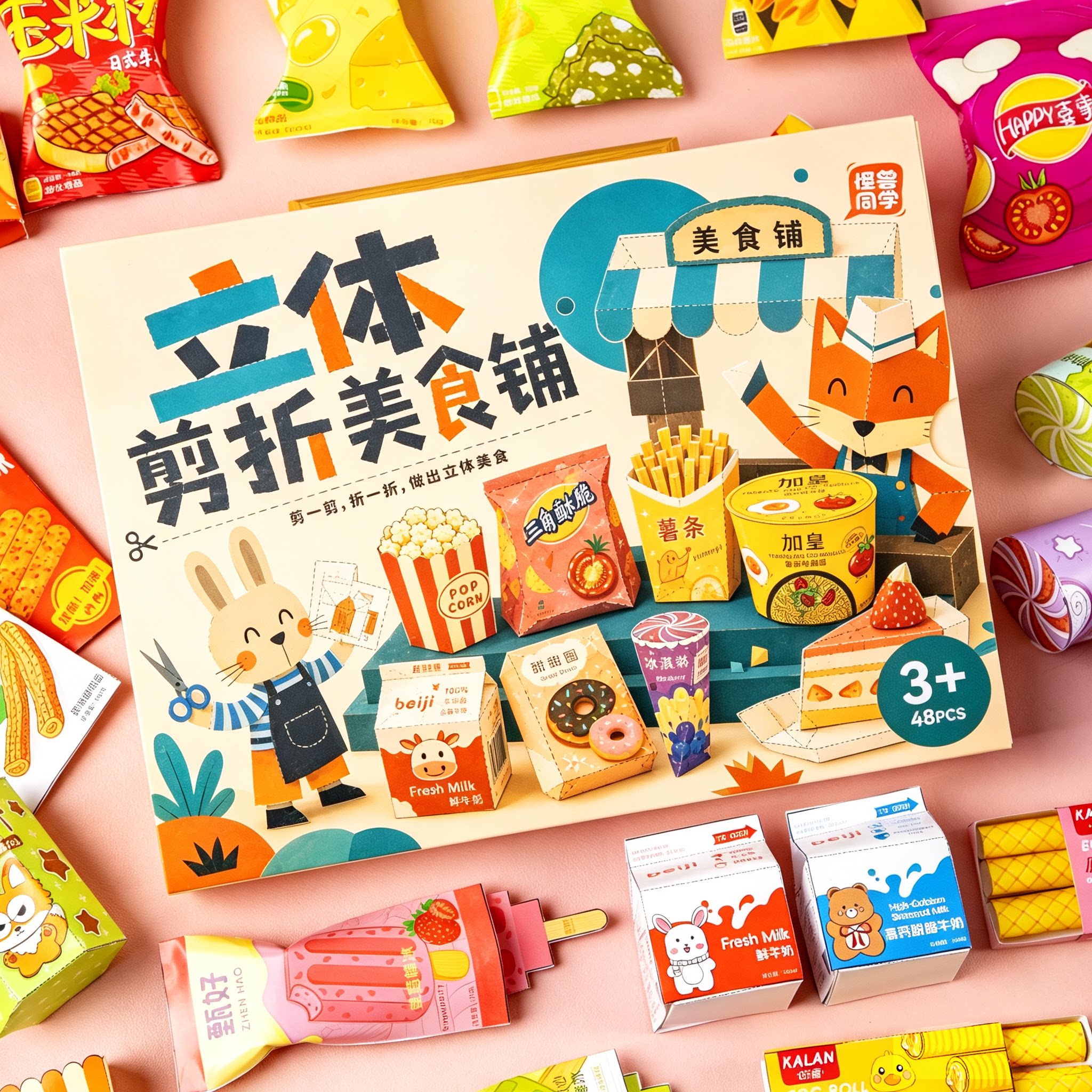 【立体零食折纸】动手做一做图片