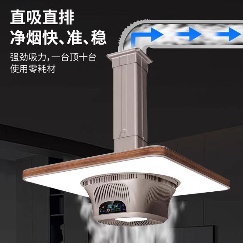 管道外排棋牌室吸烟灯麻将机抽烟风机吸烟神器麻将空气净化器吊灯