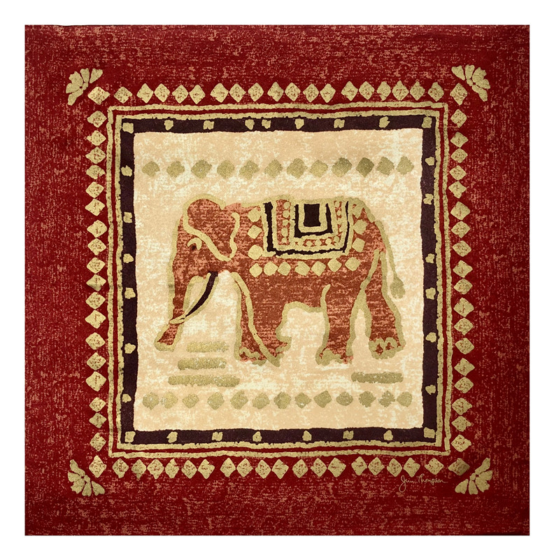 jim thompson 泰国专柜正品采购 47cm*47cm女士100%真丝方巾