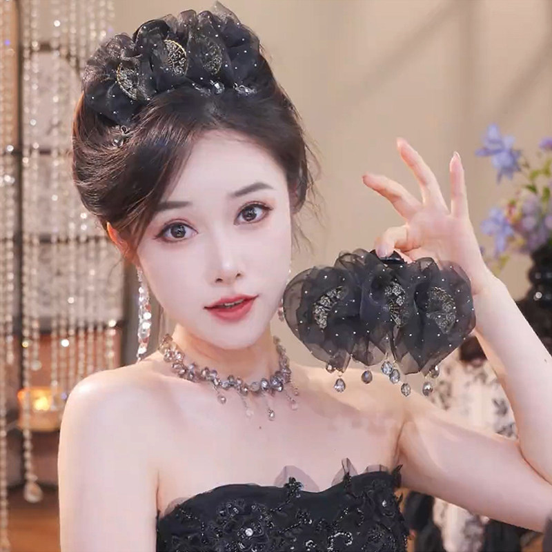 last kiss褶皱云朵泡泡抓夹女2026新款高级感饱满后脑勺发夹头饰