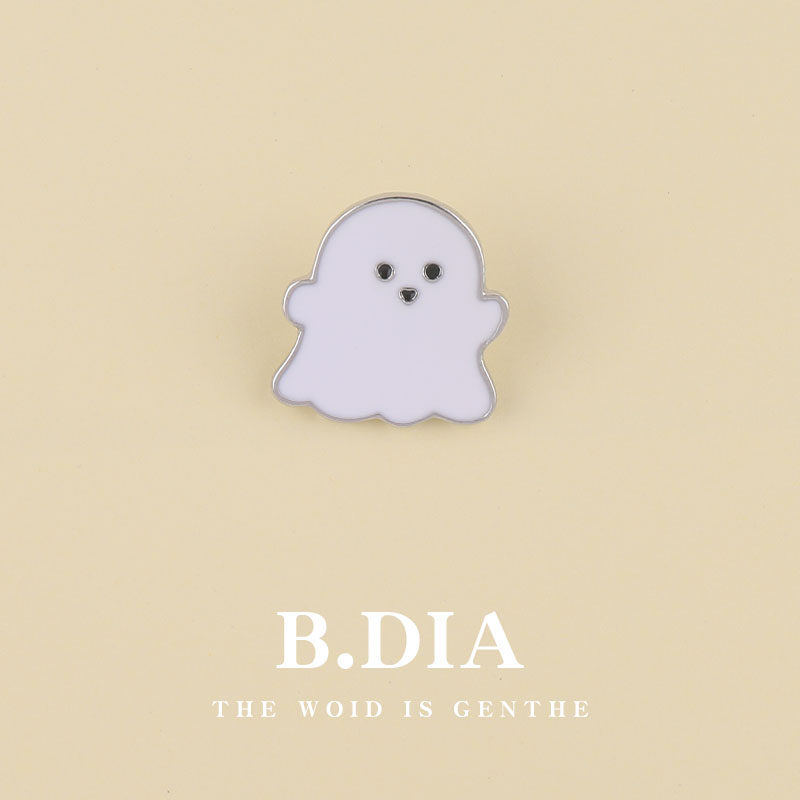 万圣小幽灵胸针卡通潮可爱日系个性创意徽章别针学生包包装配饰品