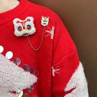 Плюшевая пробуждение -up lion Head+Vulcan Lion Dance