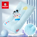 巴布豆儿童安抚豆豆枕1岁以上宝宝秋冬枕头3婴儿幼儿园2双面透气4