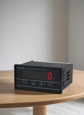 TOKY/东崎 CX3 C-PS61A智能计数记长表CX8-PS61A高精度高频计米器