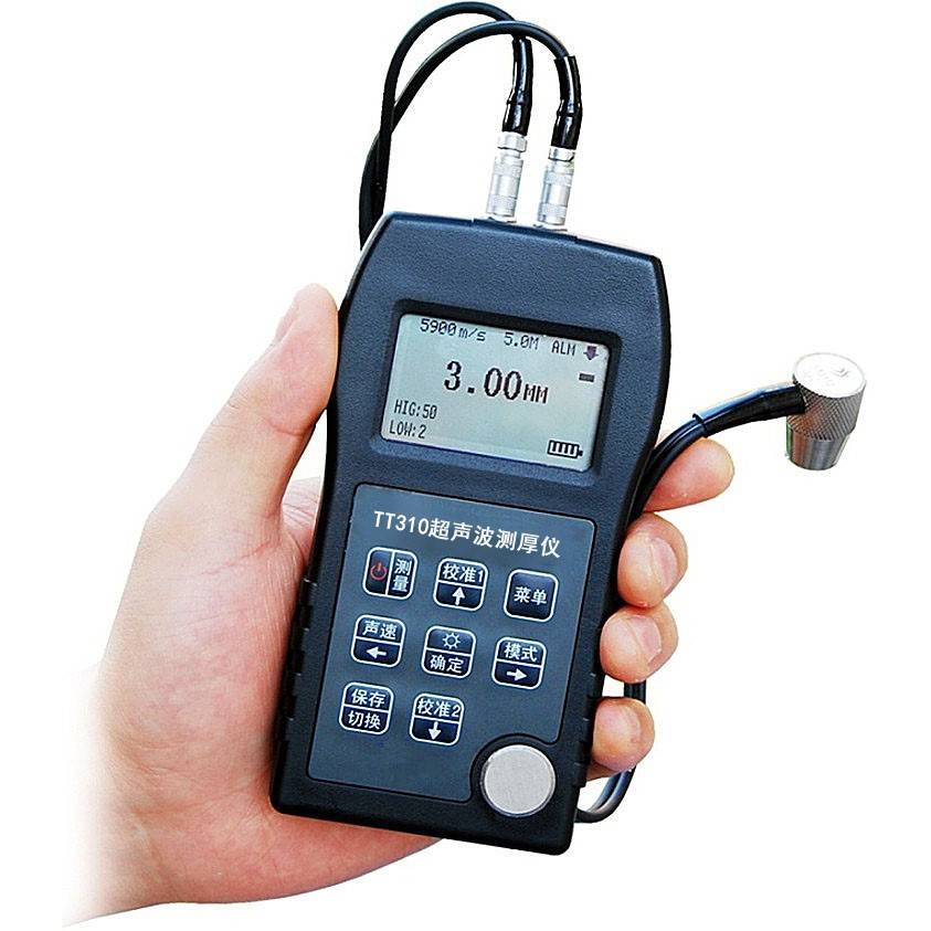 TT300钢板铸件锻件钢管超声波测厚仪TT310数显塑料陶瓷金属厚度仪