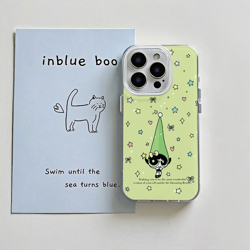 卡通可爱飞天小女警手机壳