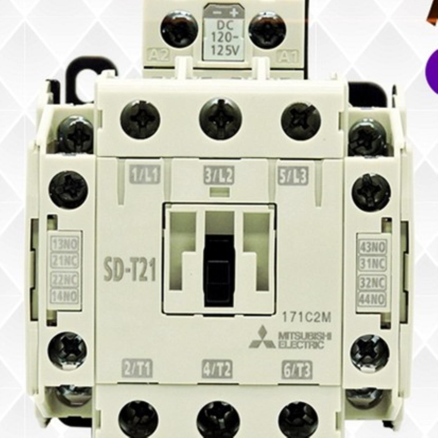 隆兴原装正品SD-T21 DC24VDC48VDC125V日本三菱直流接触器现货质*