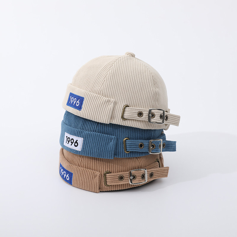 1岁宝宝婴儿帽子春秋薄款2男女童地主帽可爱超萌无檐瓜皮帽雅痞帽