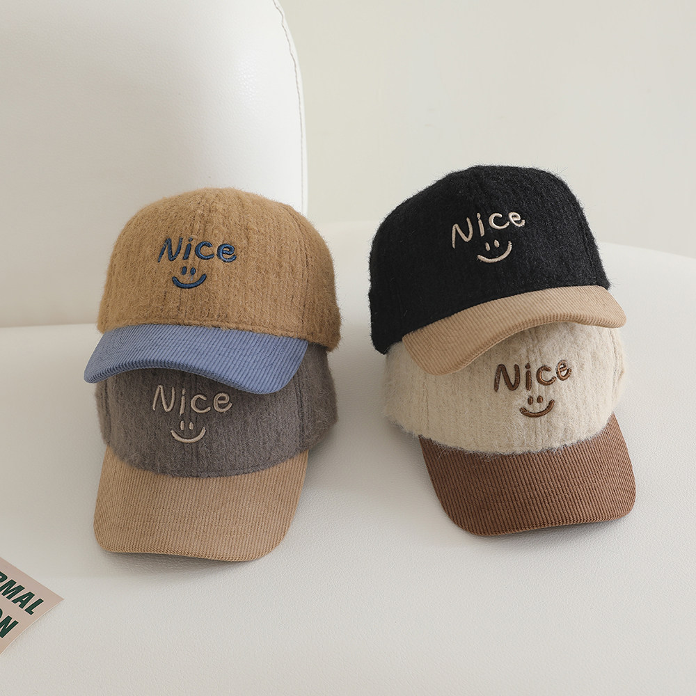 儿童帽子秋冬男童羊羔绒鸭舌帽冬款中大童韩版拼色女童棒球帽男孩,童装/婴儿装/亲子装,帽子,淘宝优惠券,粉丝福利购,淘宝优惠卷