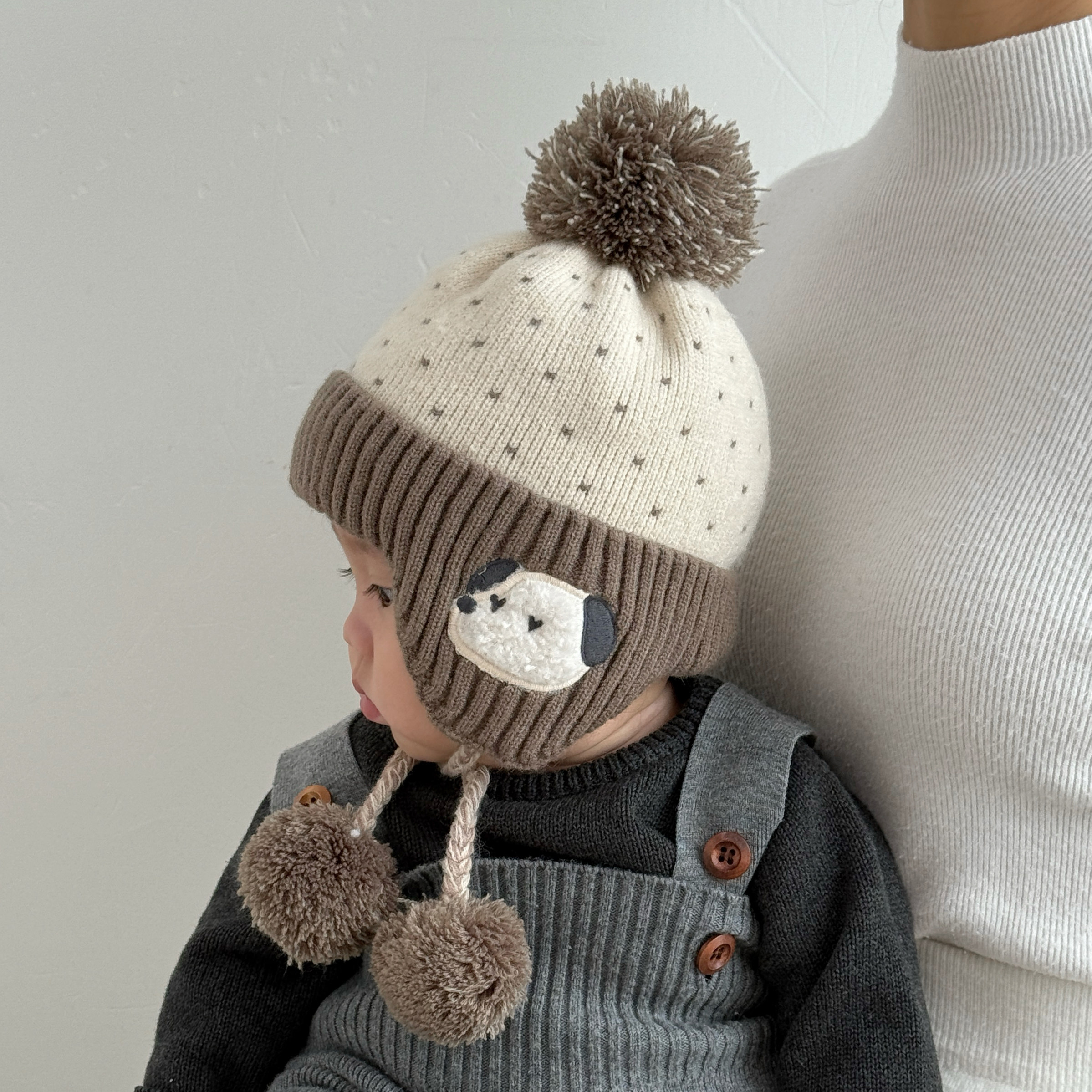 婴儿帽子秋冬季针织帽可爱护耳帽小月龄男宝宝冬天毛线帽加厚防风,童装/婴儿装/亲子装,帽子,淘宝优惠券,粉丝福利购,淘宝优惠卷