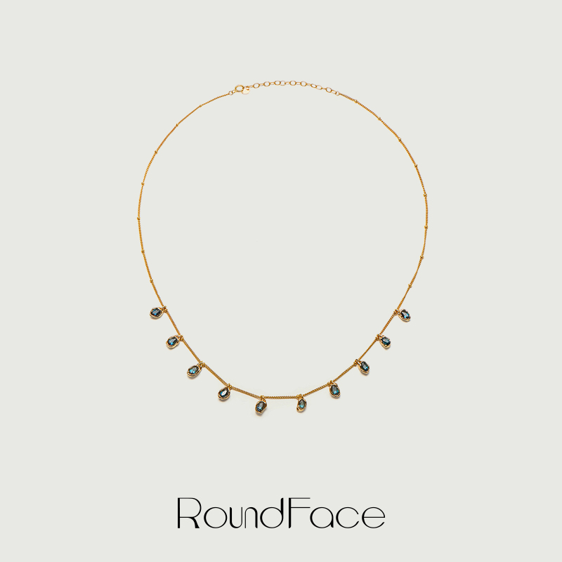 RoundFace23AW午夜星辰项链