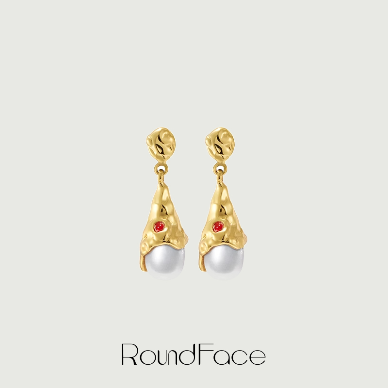 福利款耳坠roundface小众