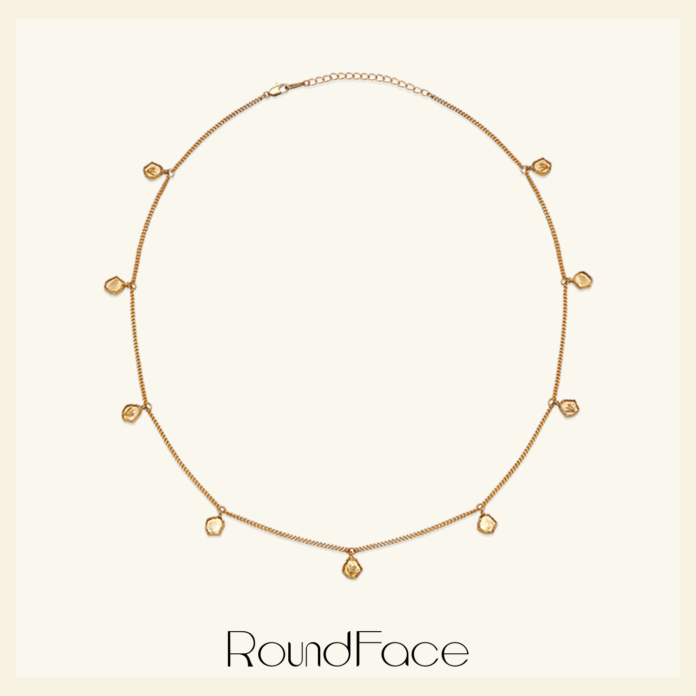 RoundFace24SS多吊坠叠搭项链
