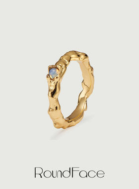 RoundFace18k金纯手工戒指