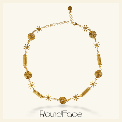 RoundFace 列柱系列 2026新款高级感首饰简约项链生日礼物送女友