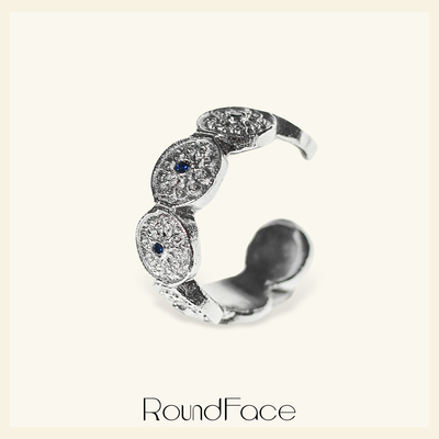 RoundFace2026新品金银精致轻奢复古法式戒指高级感小众设计礼物