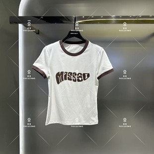 字母短袖 Miss 新款 sixty专柜正品 T体恤6S3SJ51500原890 8A2025秋季