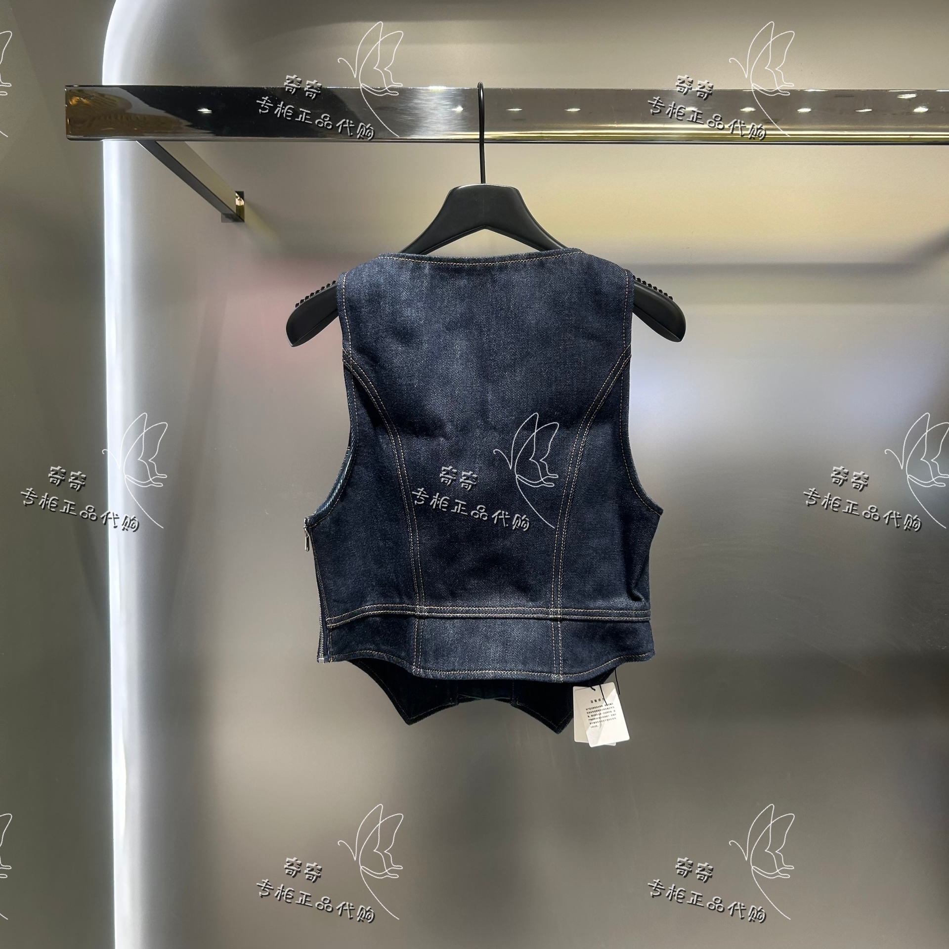 Miss sixty专柜正品10A 2025冬季新款牛仔背心6S4XJ19700原990