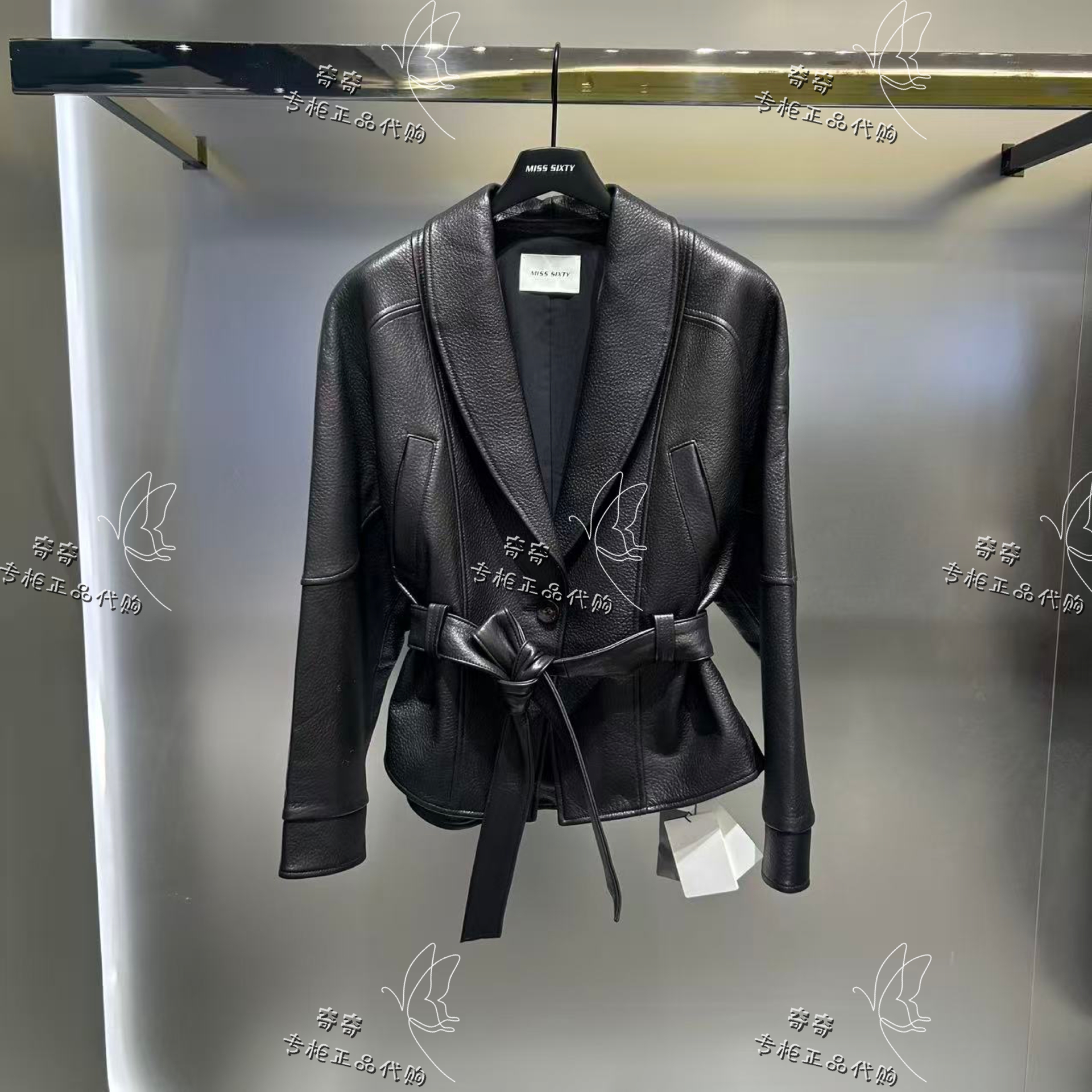 Miss sixty专柜正品10A 2025冬季新款真皮外套6S4LJ05100原5690
