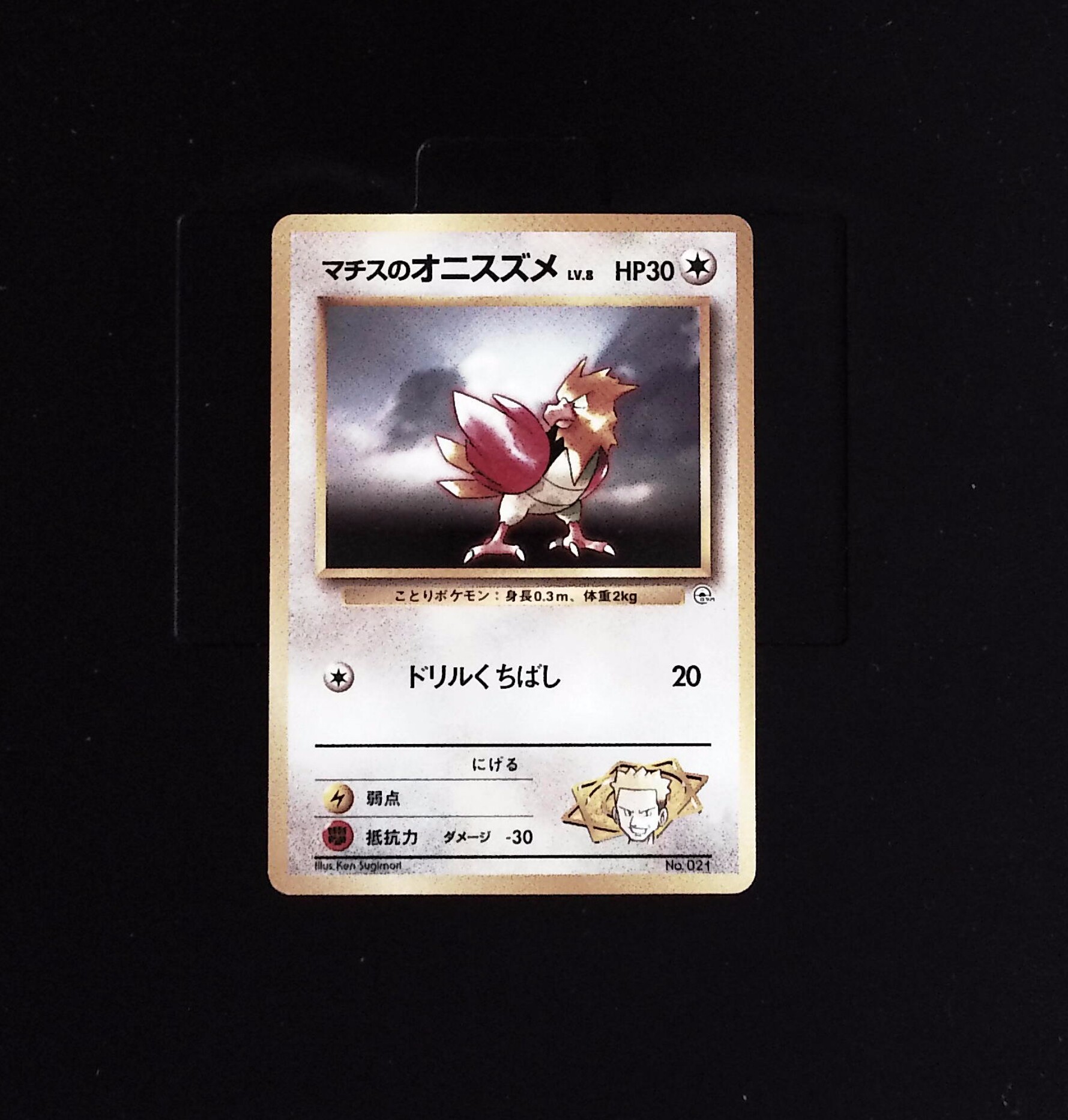 【末鸭卡社】宝可梦ptcg 日版 初代 道馆系列  马志士的烈雀 lv.