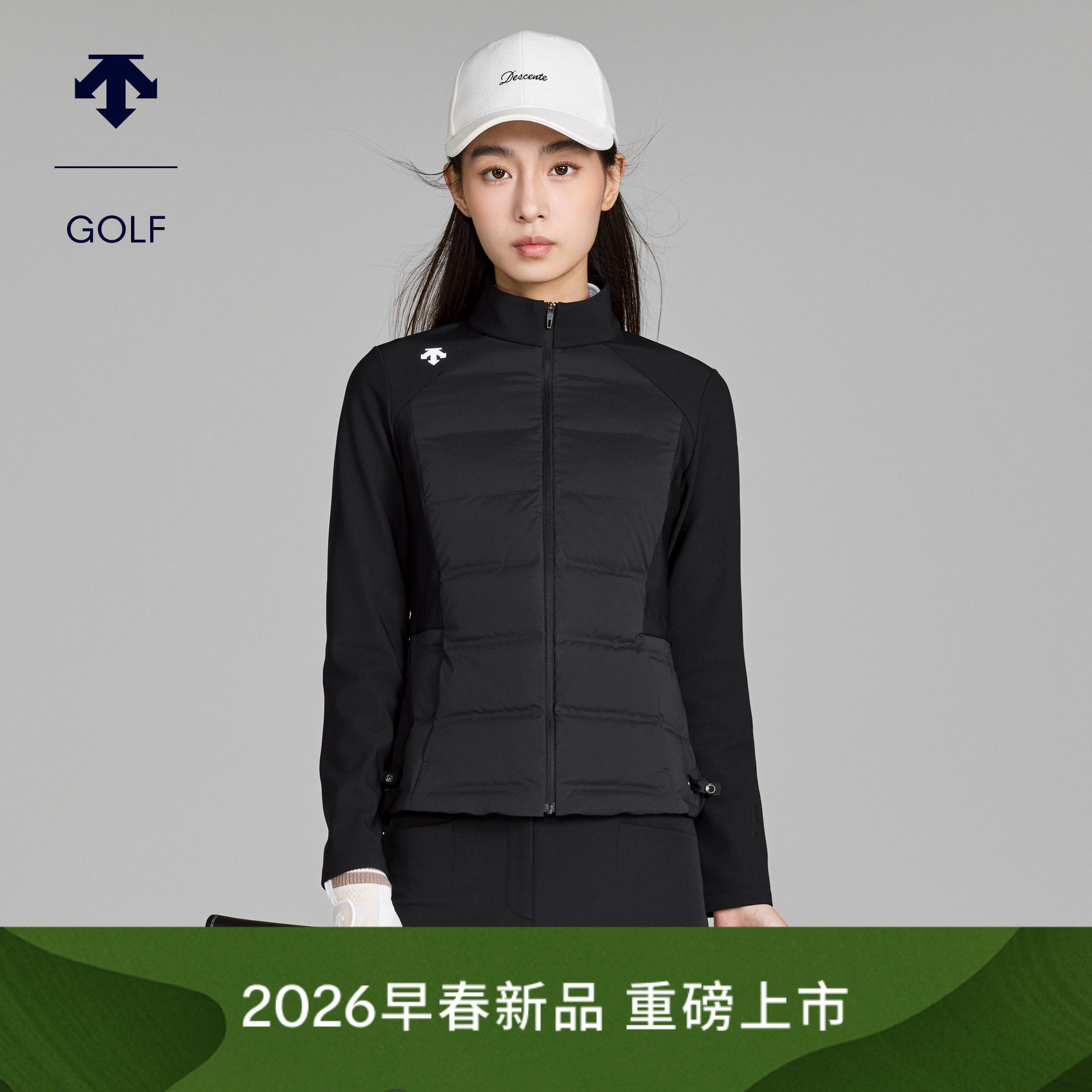 DESCENTEGOLF 迪桑特高尔夫女士PRO系列拼接羽绒服外套 早春新品
