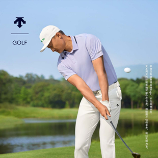 DESCENTEGOLF迪桑特高尔夫男PRO一体织透气短袖 POLO衫 早秋新品