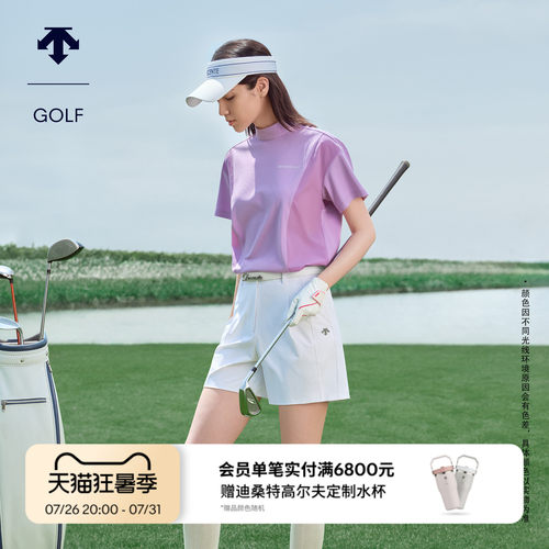DESCENTEGOLF迪桑特高尔夫女士S-CORE系列弹力A字短裤早秋新品