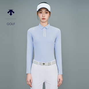 DESCENTEGOLF迪桑特高尔夫PRO系列 防晒抗菌 女士长袖 POLO衫