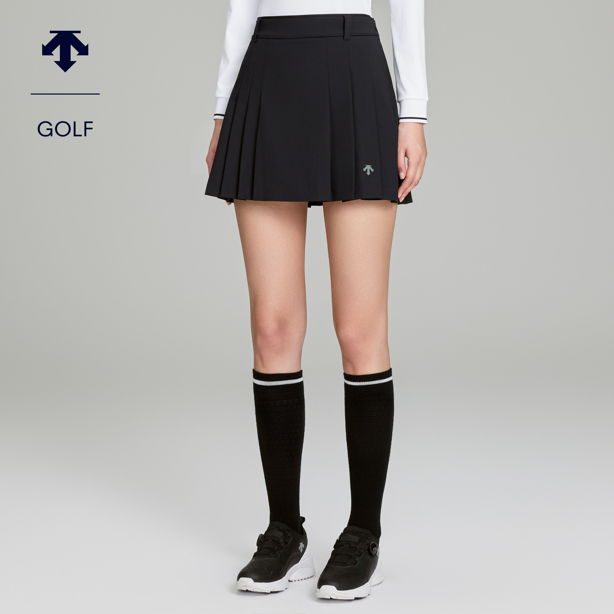 DESCENTEGOLF 迪桑特高尔夫女士PRO系列经典百褶短裙 秋冬新品,运动/瑜伽/健身/球迷用品,高尔夫裙,淘宝优惠券,粉丝福利购,淘宝优惠卷