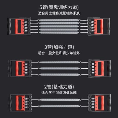 德国轻奢进口扩胸拉力器男弹簧胸肌训练臂力肩背拉伸锻炼家用