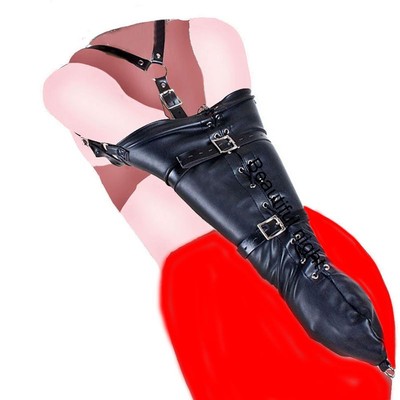 Arm Binder Glove Sleeves,Behind Back Bondage Armbinder,BDSM