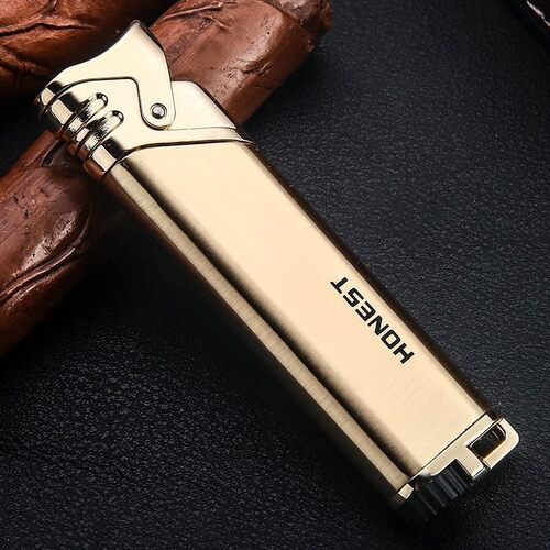 Windproof direct impact inflatable lighter creative gift打火