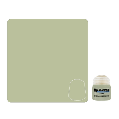 SCREAMING SKULL warhammer 颜料 骨色 涂层漆  LAYER