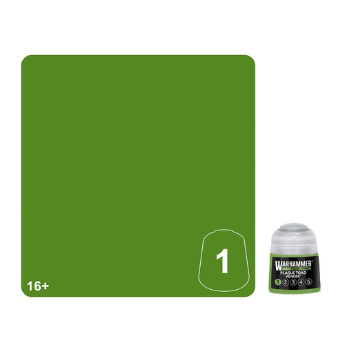 战锤 Tone Pro: Plague Toad Venom 1 绿色 颜料漆 12ml