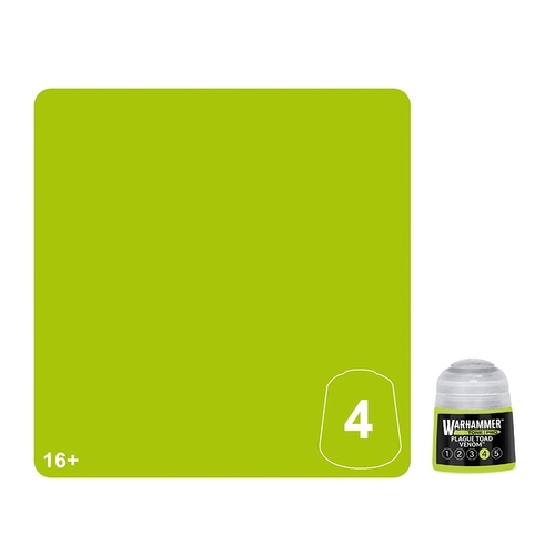 战锤 Tone Pro: Plague Toad Venom 4 绿色 颜料漆 12ml