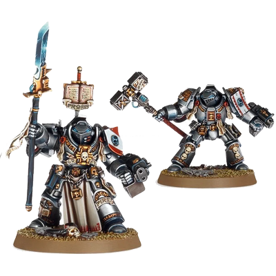 战锤40K 灰骑士：兄弟会终结者小队 灵能者 终结者 手雷 帝国战棋