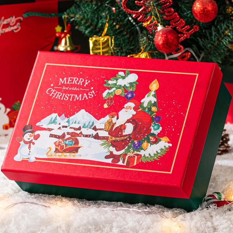 圣诞节礼品盒平安夜礼物包装盒子
