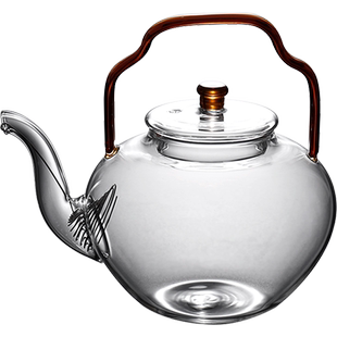 玻璃吴经提梁壶日式手作小茶壶小号泡茶壶带过滤迷你电陶炉煮茶壶
