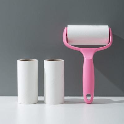 粘毛器滚筒粘尘纸滚刷吸毛去毛刷衣服黏毛毡毛滚子替换卷纸除毛