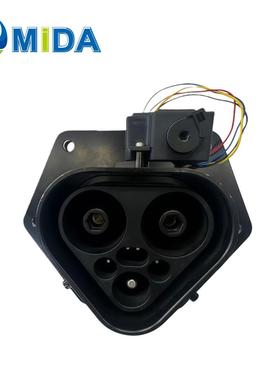 DC1000AMCS大功率兆瓦超充插座1000KW充电系统液冷超级充电插座