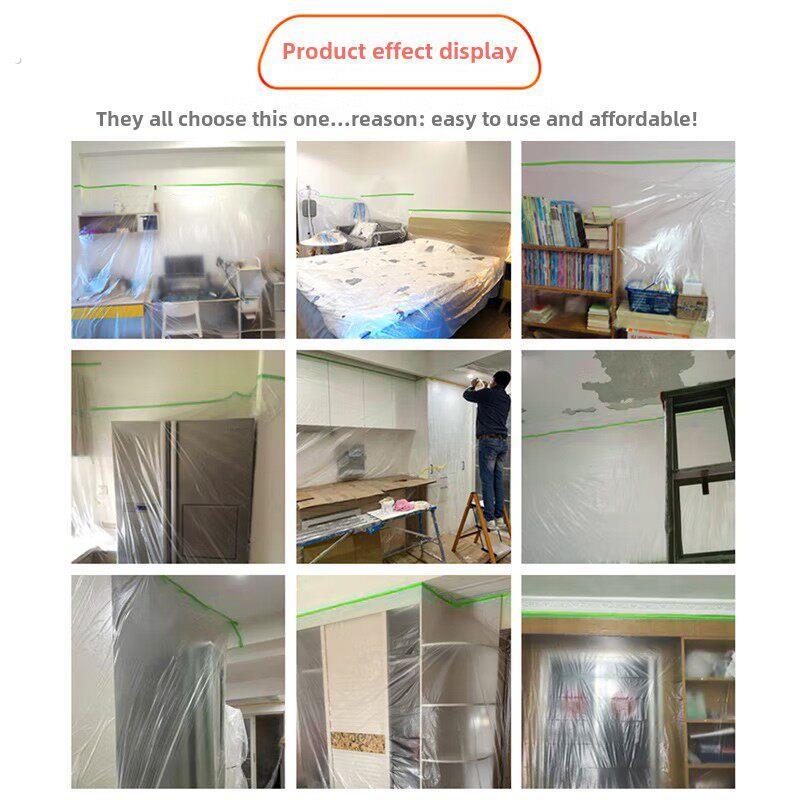 装修家居家具防尘罩一次性塑料透明膜沙发防尘膜防尘罩布宿舍