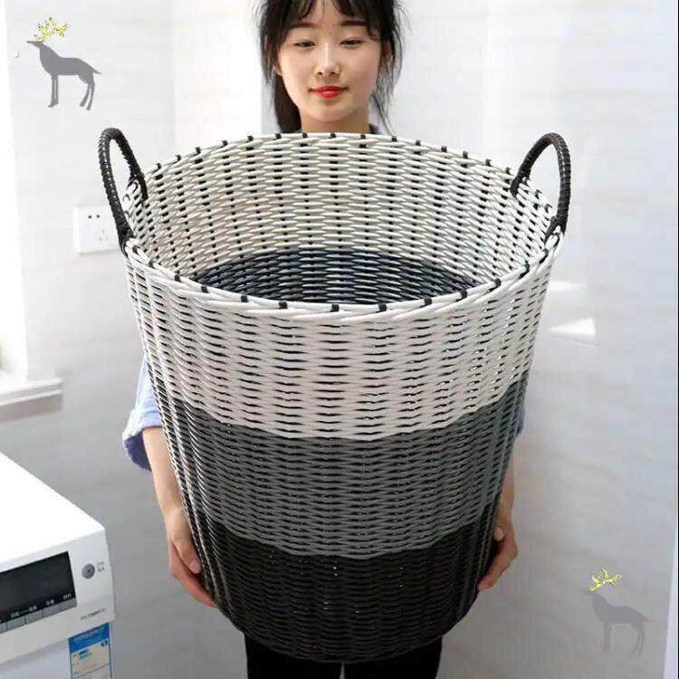 脏衣篓脏衣服收纳筐宿舍卫生间塑料收纳篮家用衣篓子超大号脏衣篮