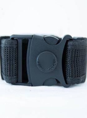 保安专用腰带卡扣特勤巡逻武装工作服装备多功能黑色帆布加厚训练