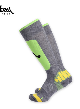 Altay Project滑雪袜·薄·美利奴羊毛男女专业竞技压缩长筒保暖