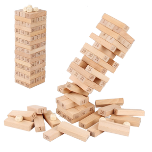 儿童益智叠叠高叠叠乐抽积木层层叠釜底抽薪成人平衡堆堆益智玩具