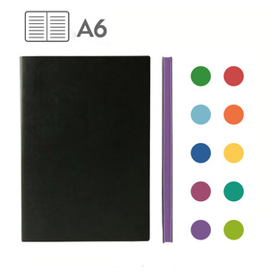 香港Daycraft德格夫旗舰炫丽A6横线笔记本日记本多彩撞色学习用品