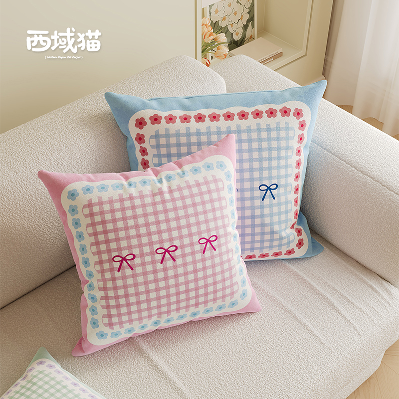 ins风高级感抱枕靠枕床上床头客厅沙发装饰抱枕套靠垫腰靠可拆洗